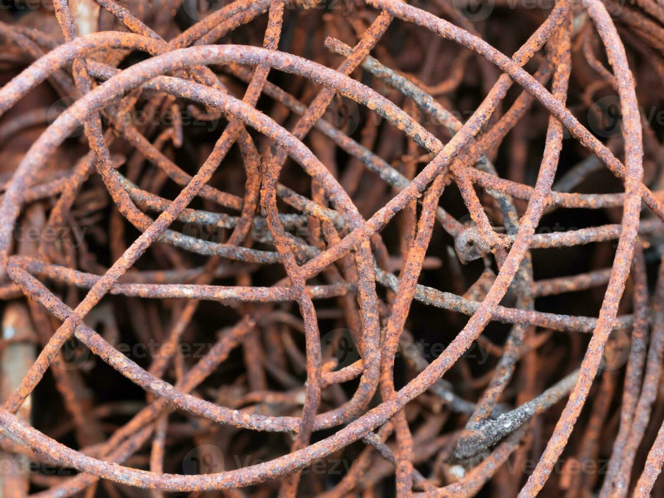 rusty iron on background of the construction photo