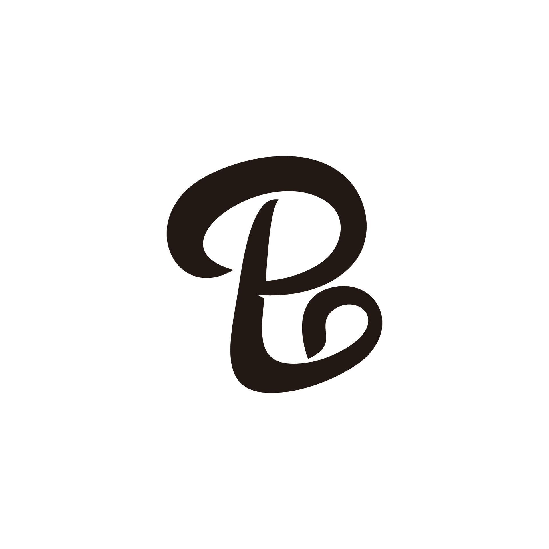 letter pl curves smooth logo vector 31094722 Vector Art at Vecteezy