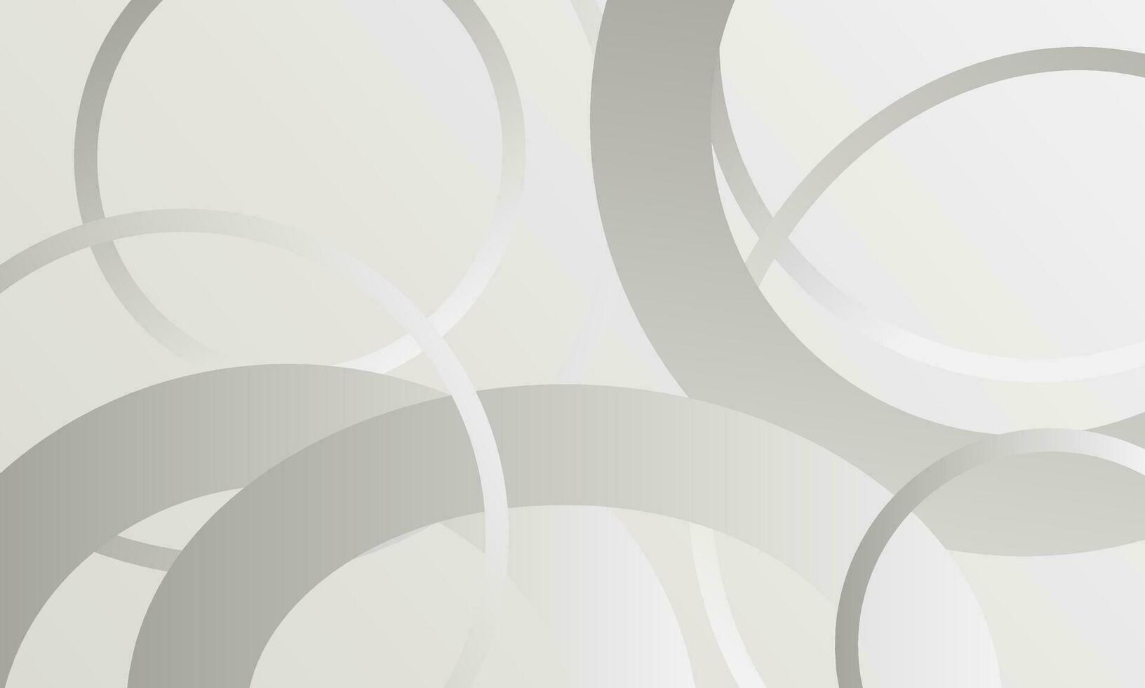 Minimalist Abstract white and gray gradient background with geometric modern design. vector