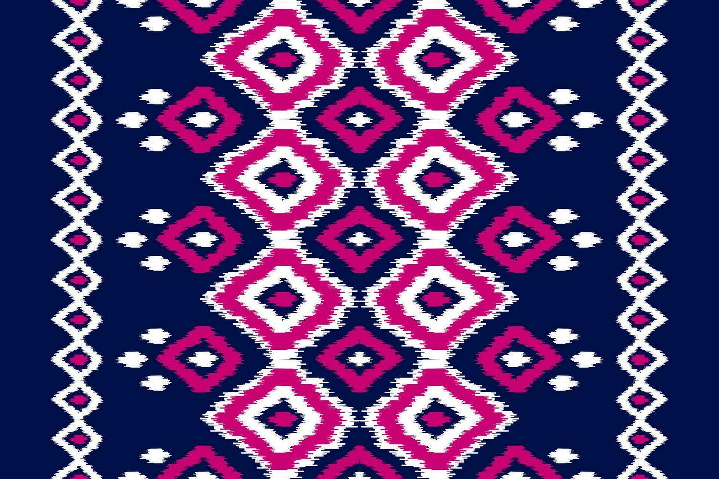 arte de patrón tribal étnico de alfombras. patrón étnico ikat sin fisuras. estilo americano, mexicano. vector