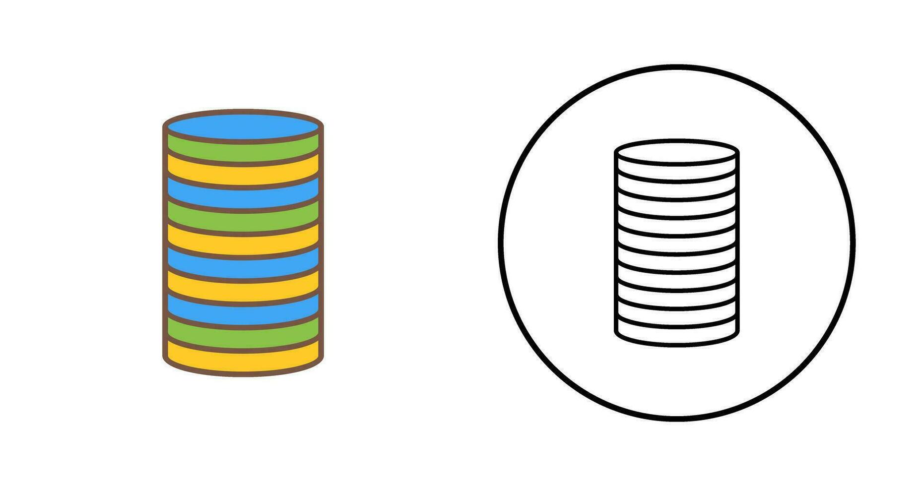 Stack of Coins Vector Icon