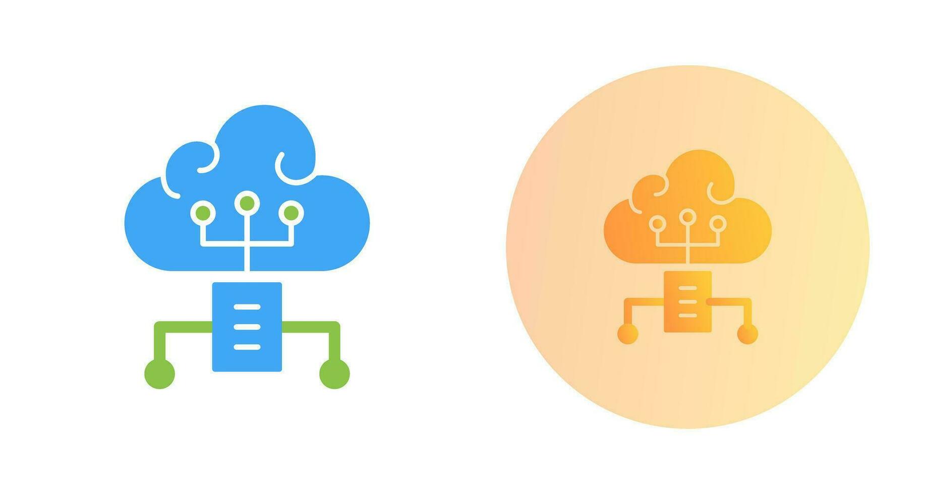 Cloud Computing Vector Icon