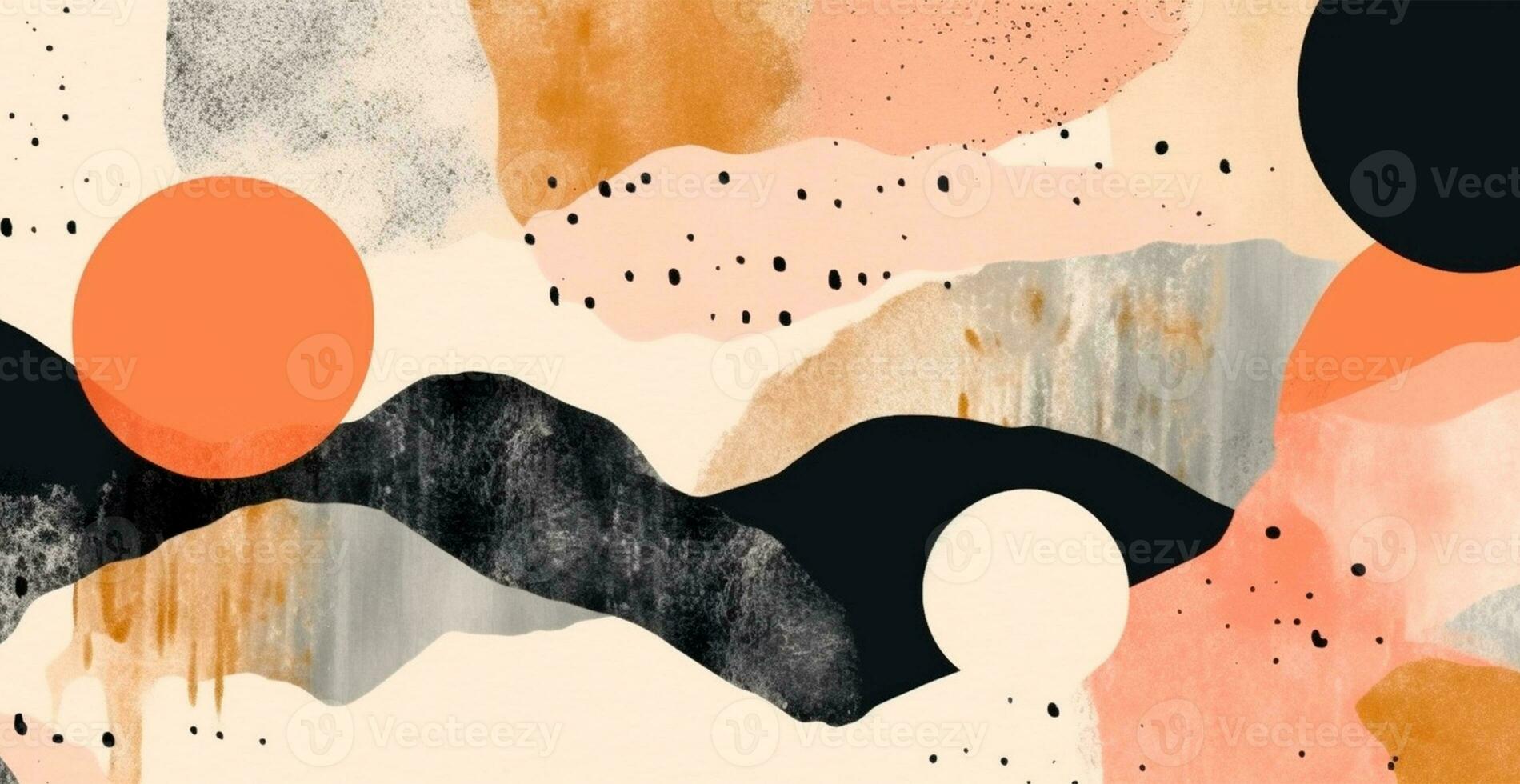 Abstract geometric shapes multicolored background photo