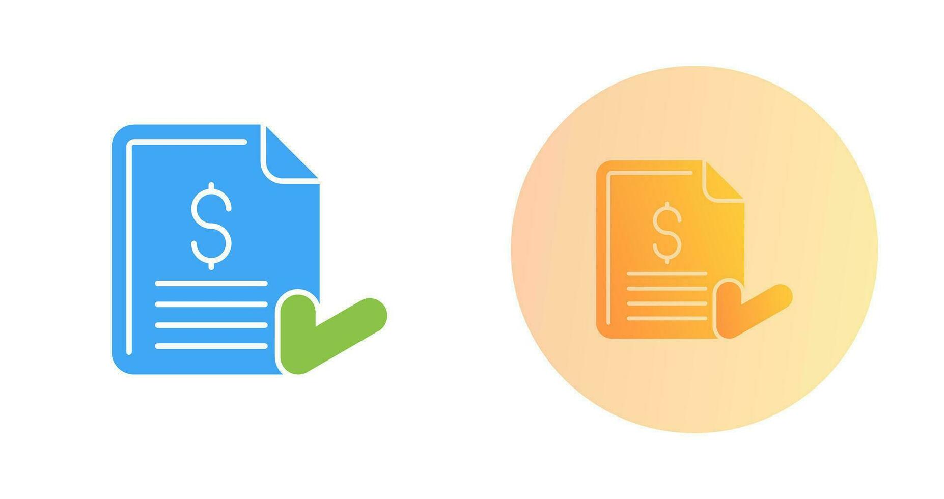 Invoice Vector Icon