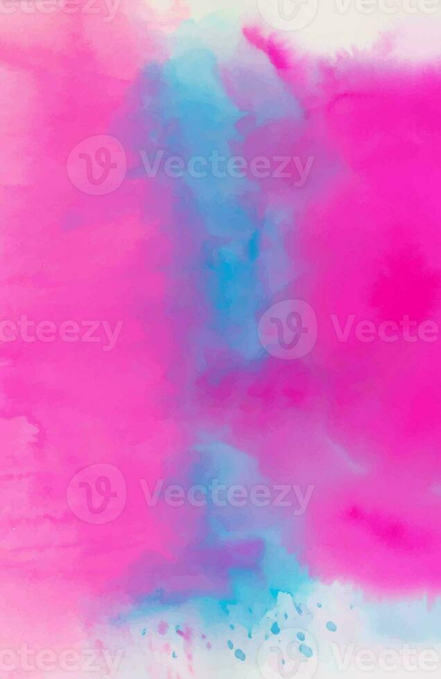 Pink watercolor abstract background photo