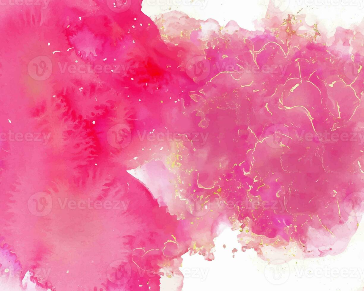 Pink watercolor abstract background photo