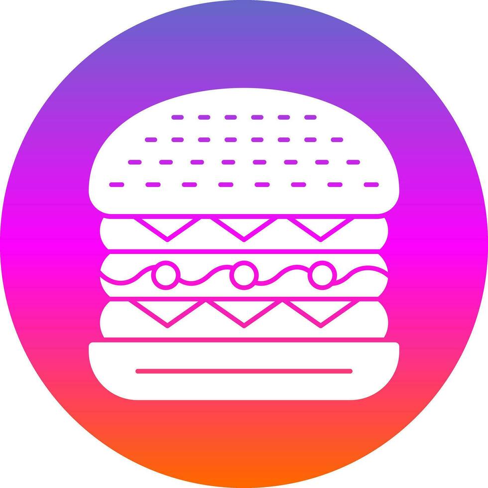 Cesar Burger Vector Icon Design