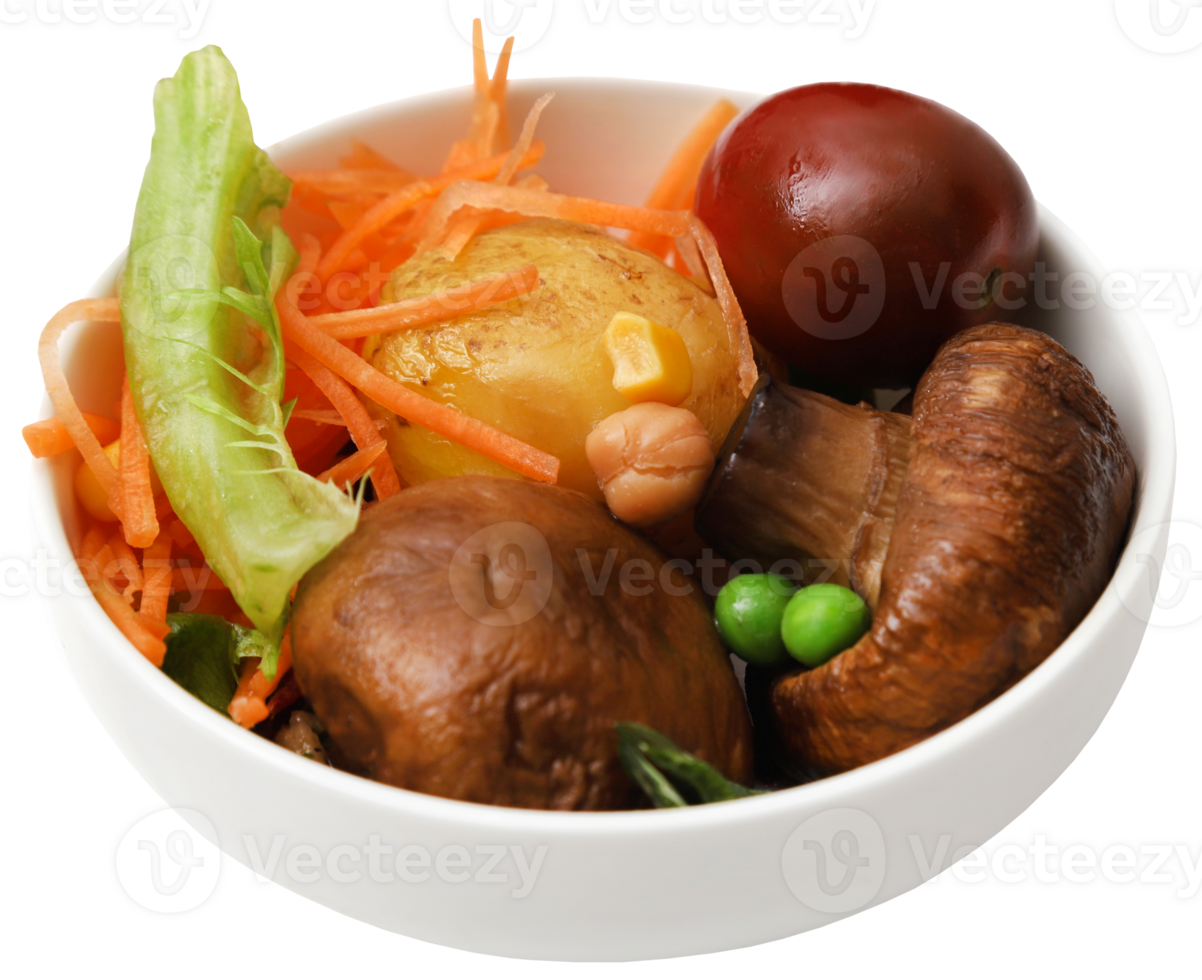 Button mushroom served png