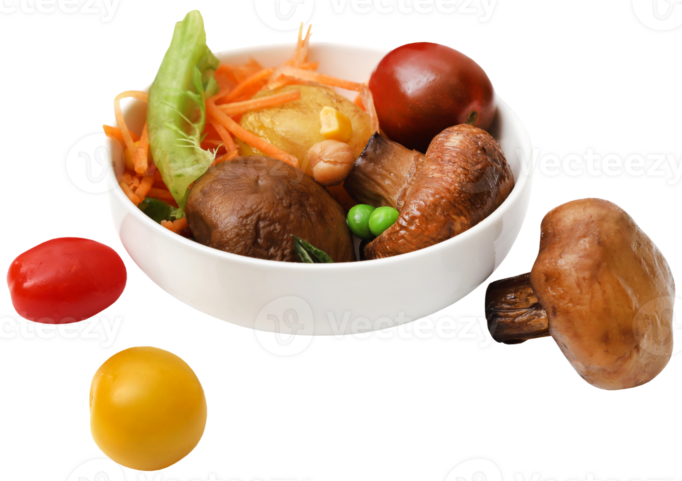 Button mushroom served png