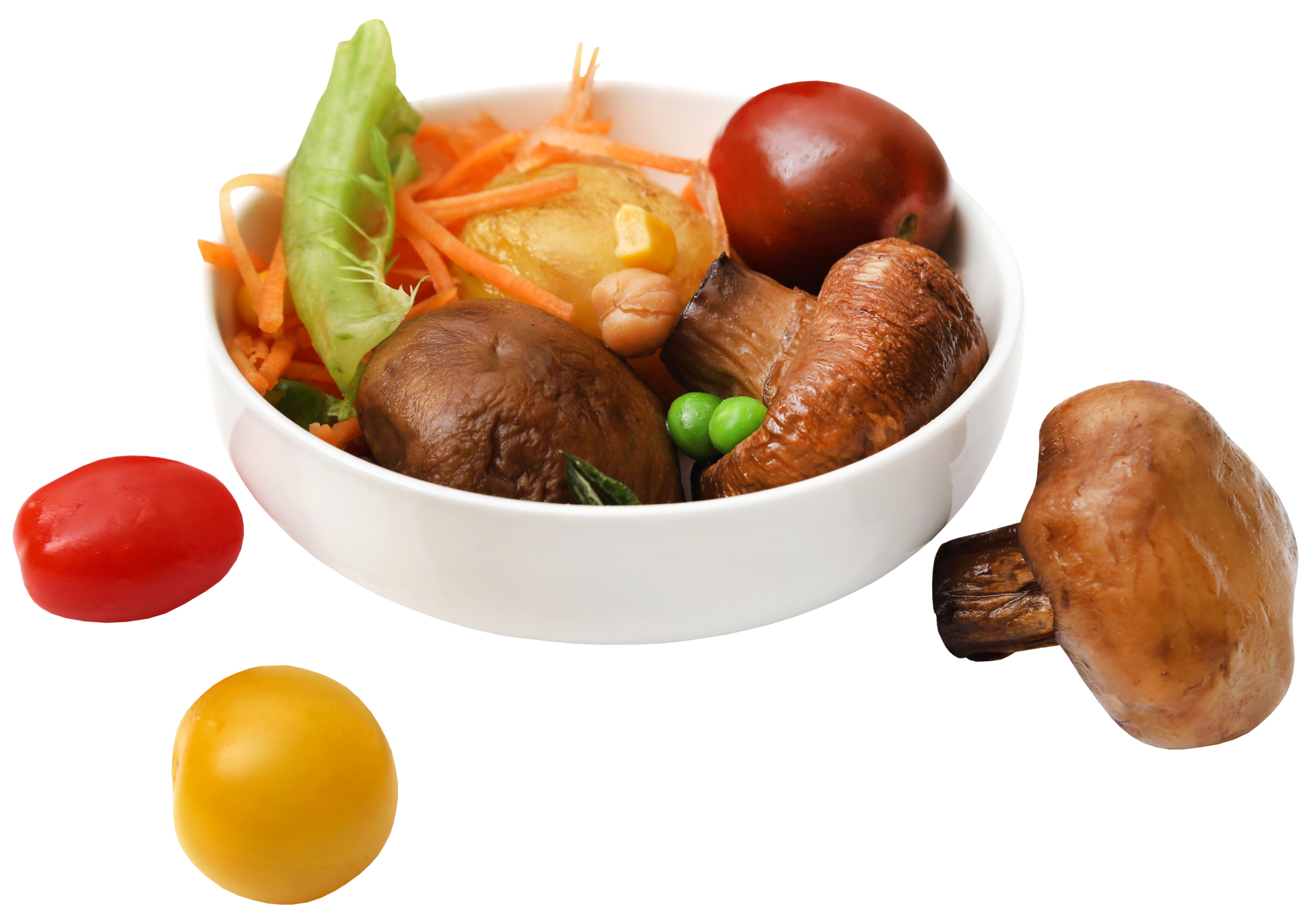 Button mushroom served 31097237 PNG