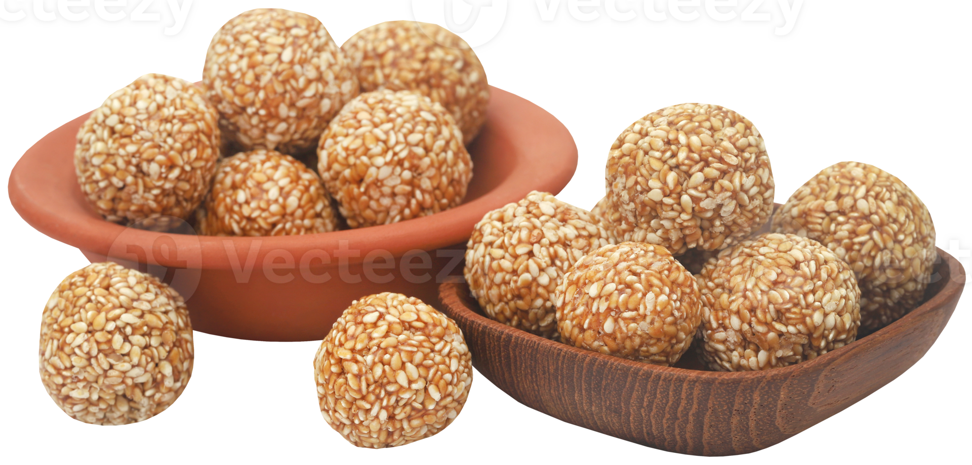 Sesame caramel laddu png