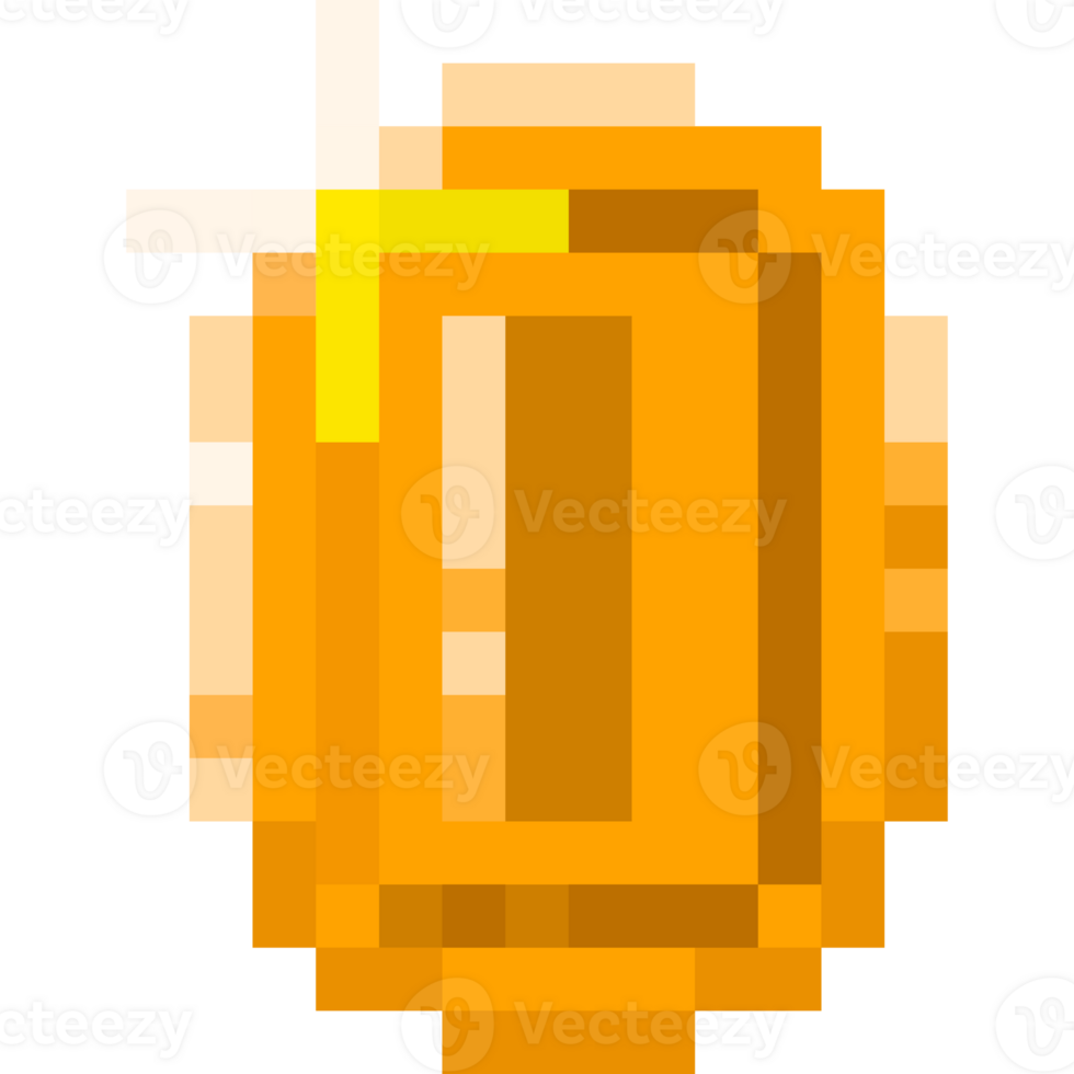 Pixel art uni sushi iconPixel art gold coin icon png