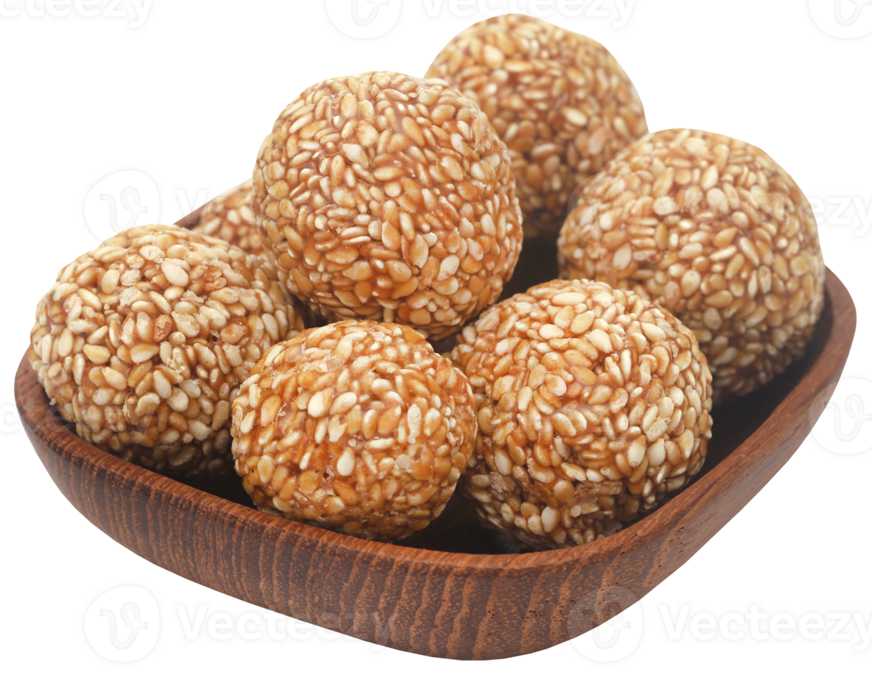 Sesame caramel laddu png
