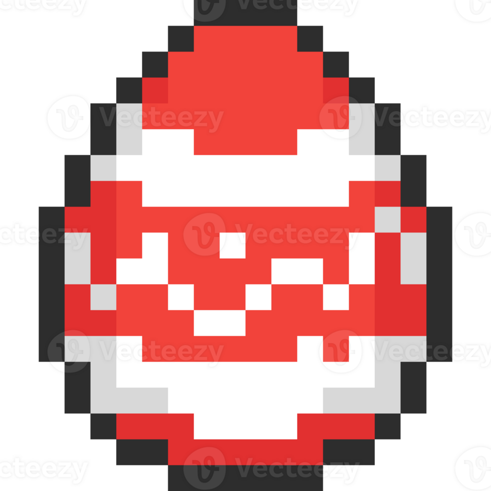 Pixel art easter egg icon png