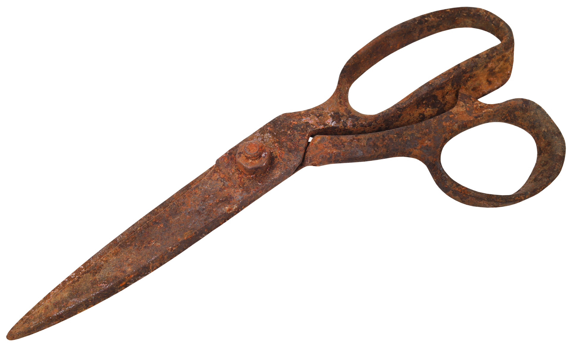 Rusty scissors isolated 31098367 PNG