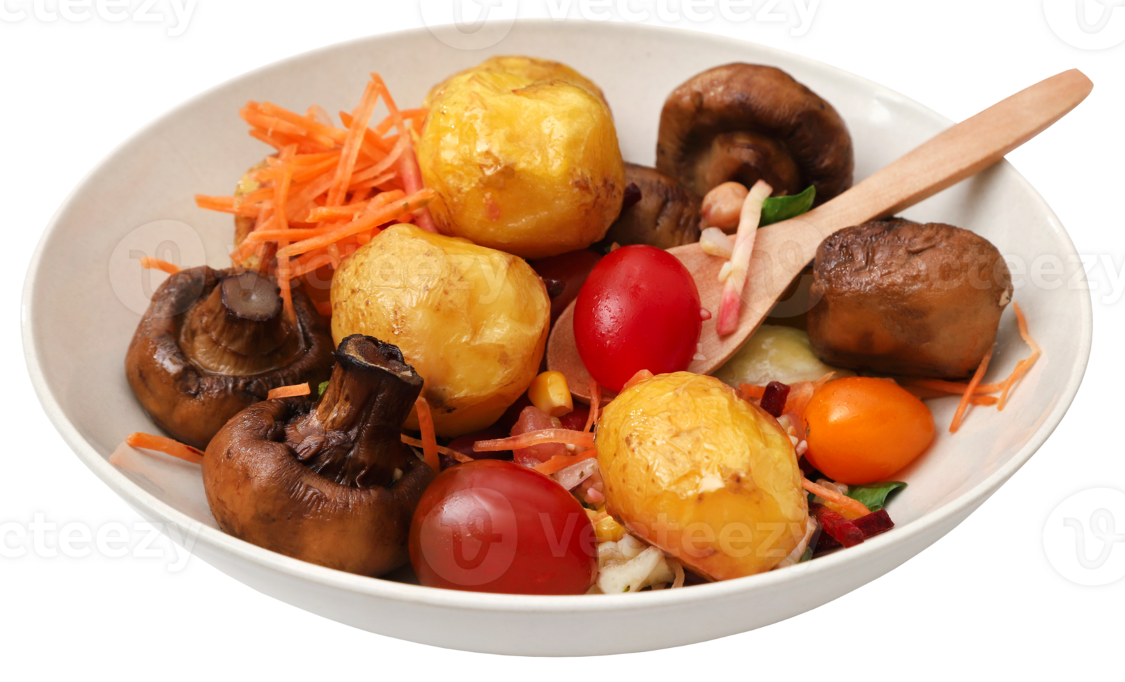 Button mushroom served png