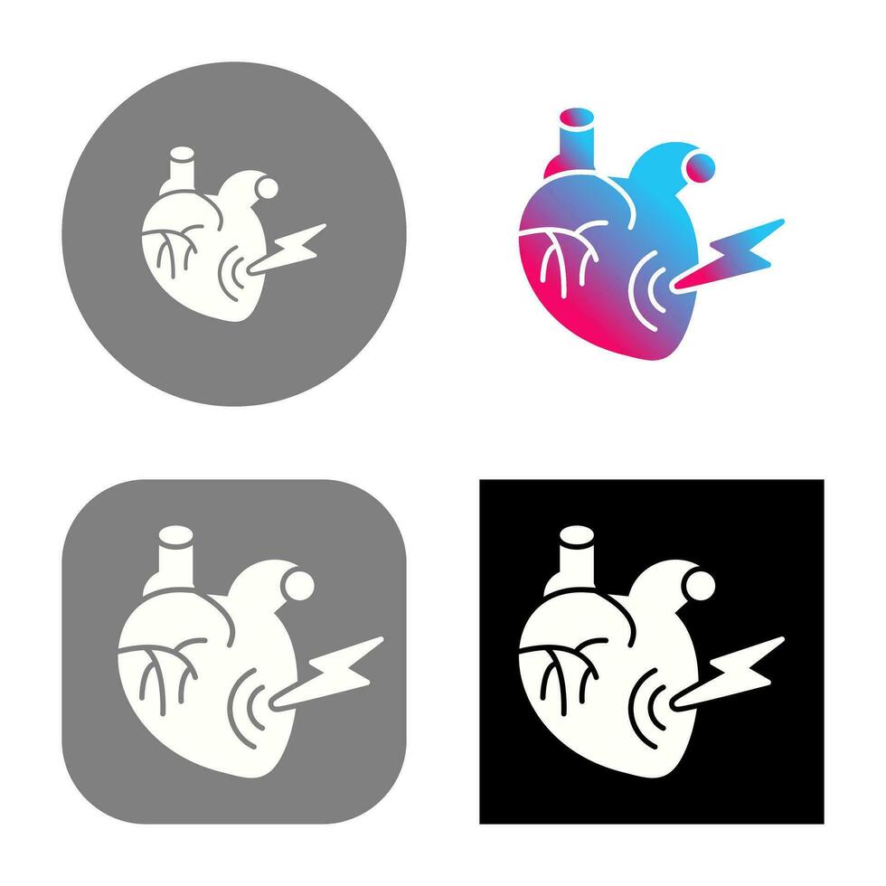 Heart Attack Vector Icon