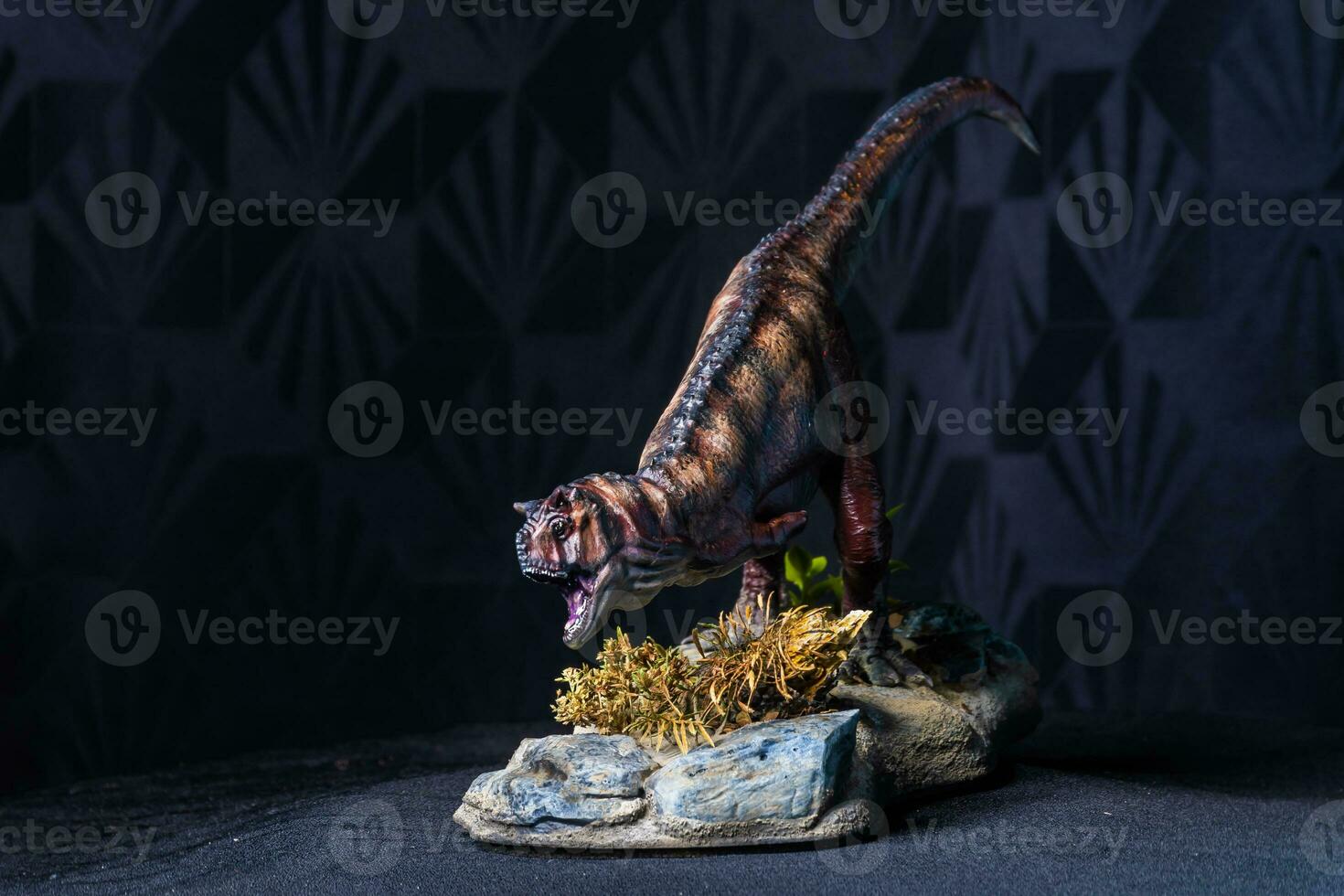 Carnotaurus Dinosaur in the dark 31098519 Stock Photo at Vecteezy
