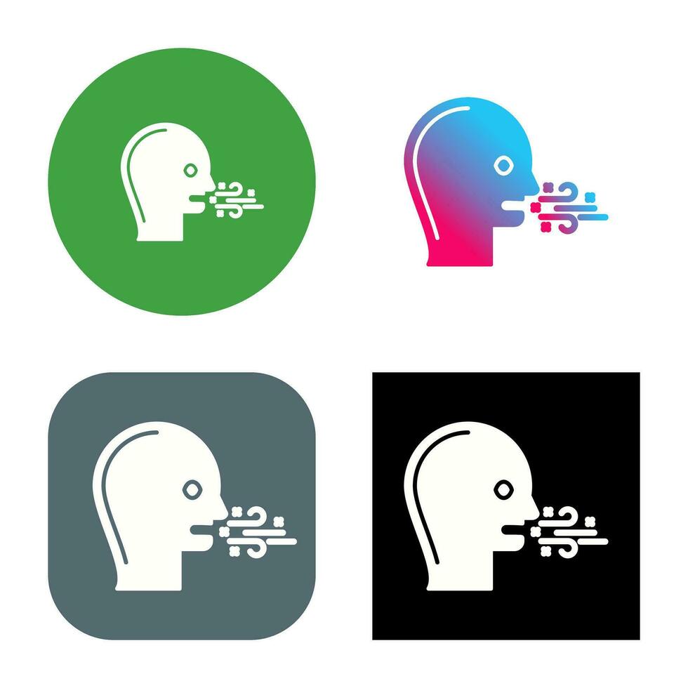 Bad Breath Vector Icon