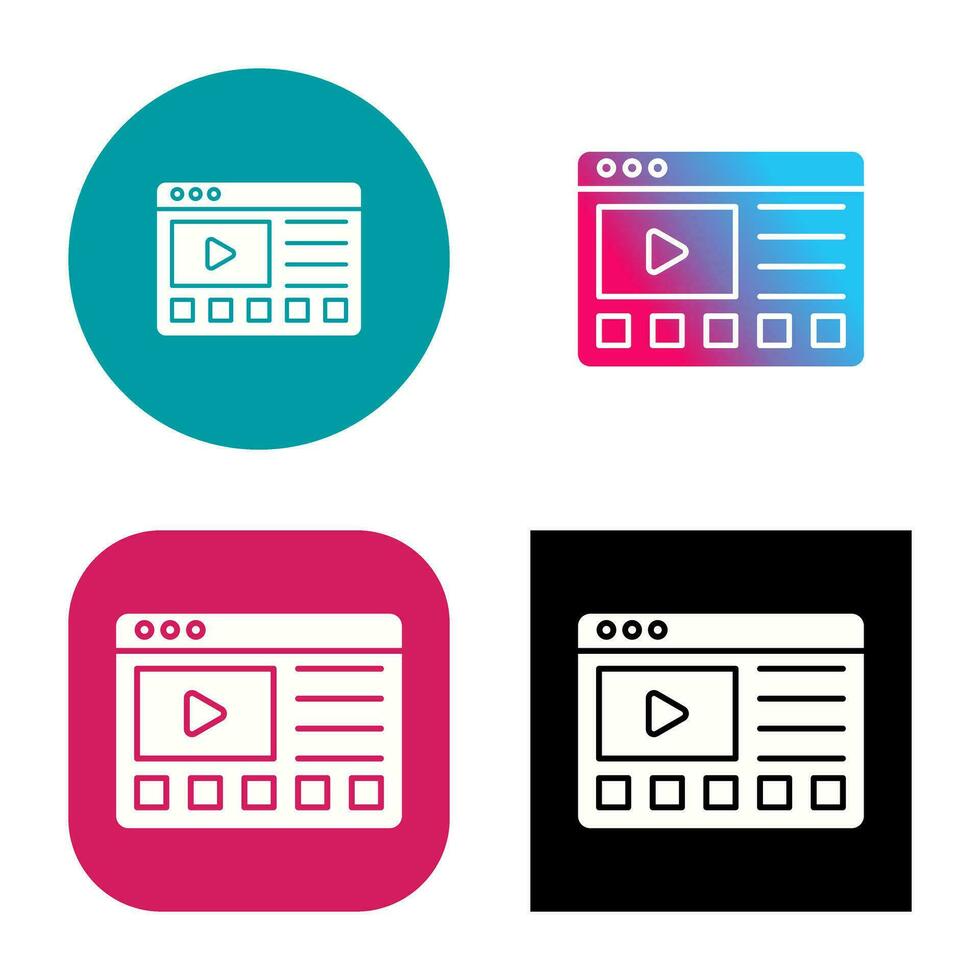 Online Tutorials Vector Icon