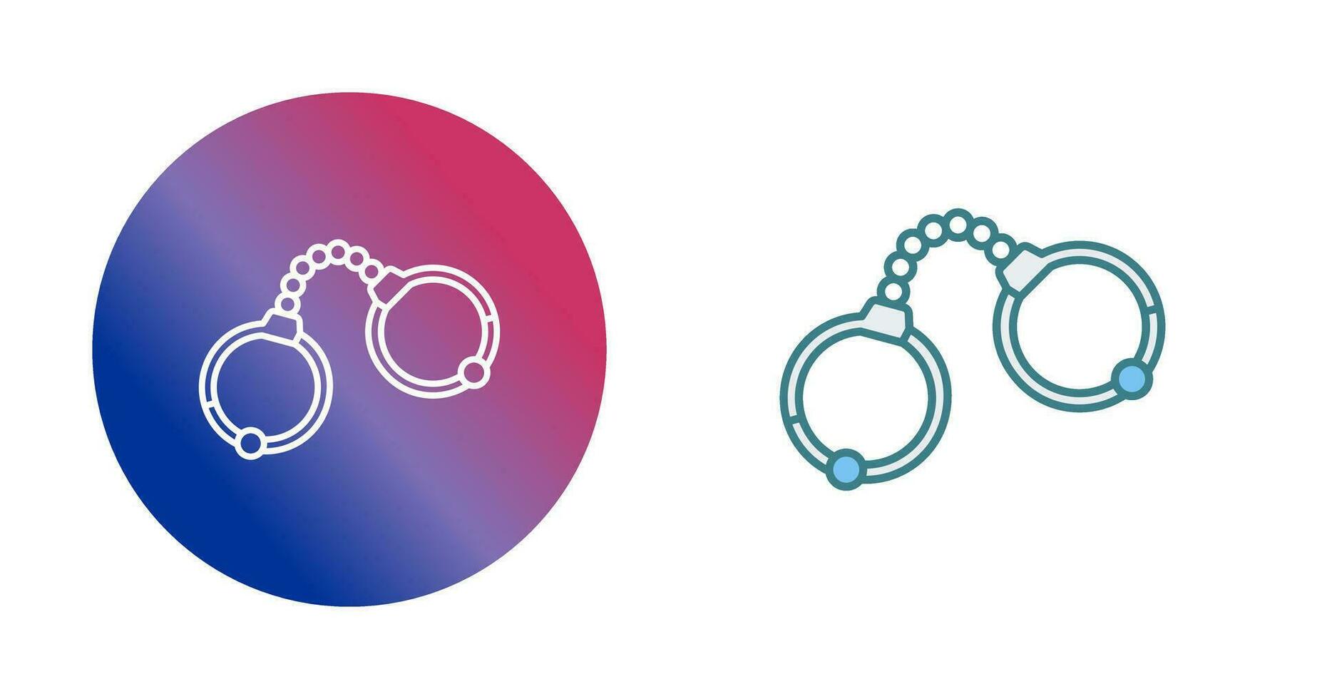 Handcuffs Vector Icon