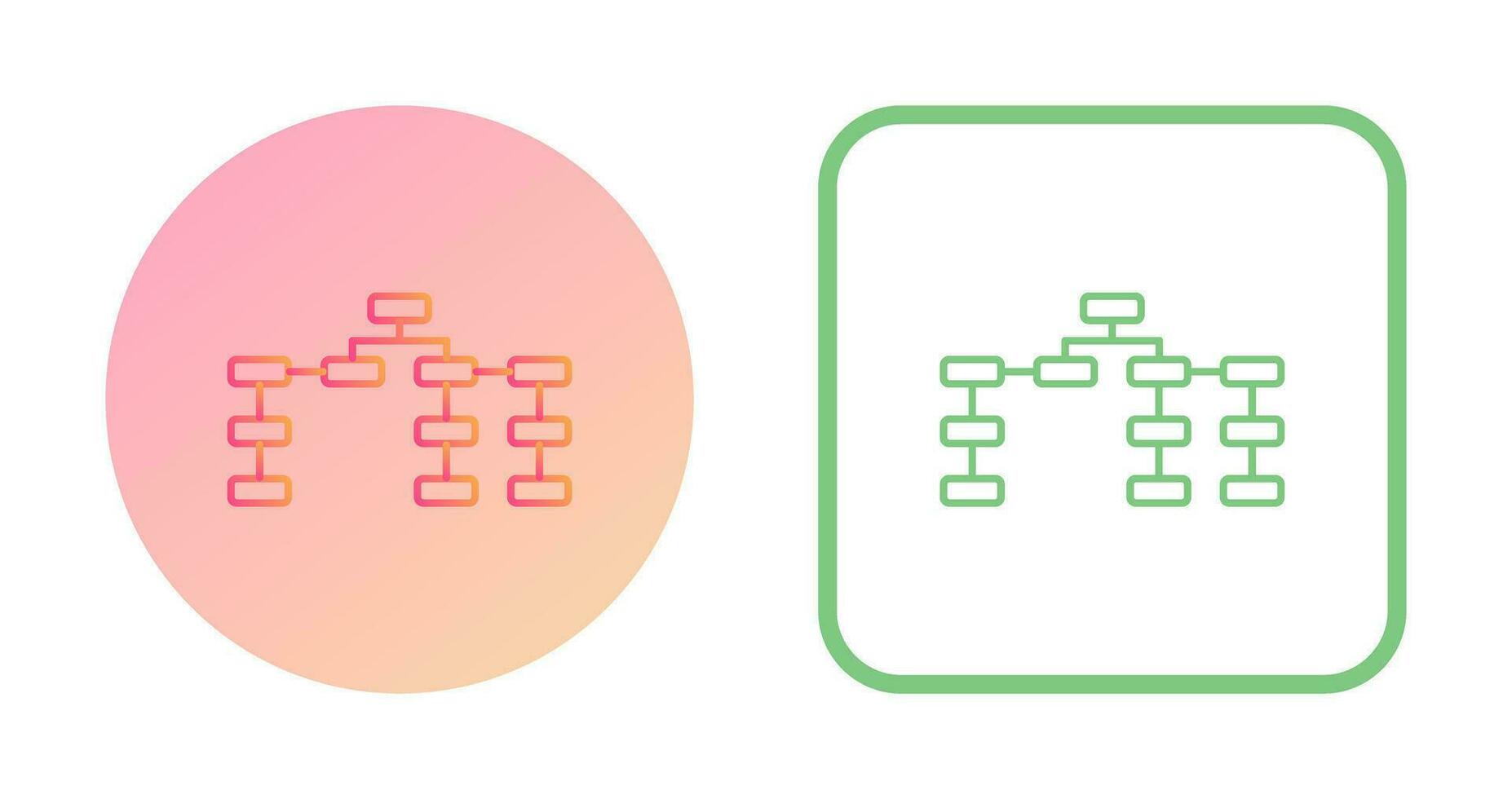 Unique Seo Structure Vector Icon