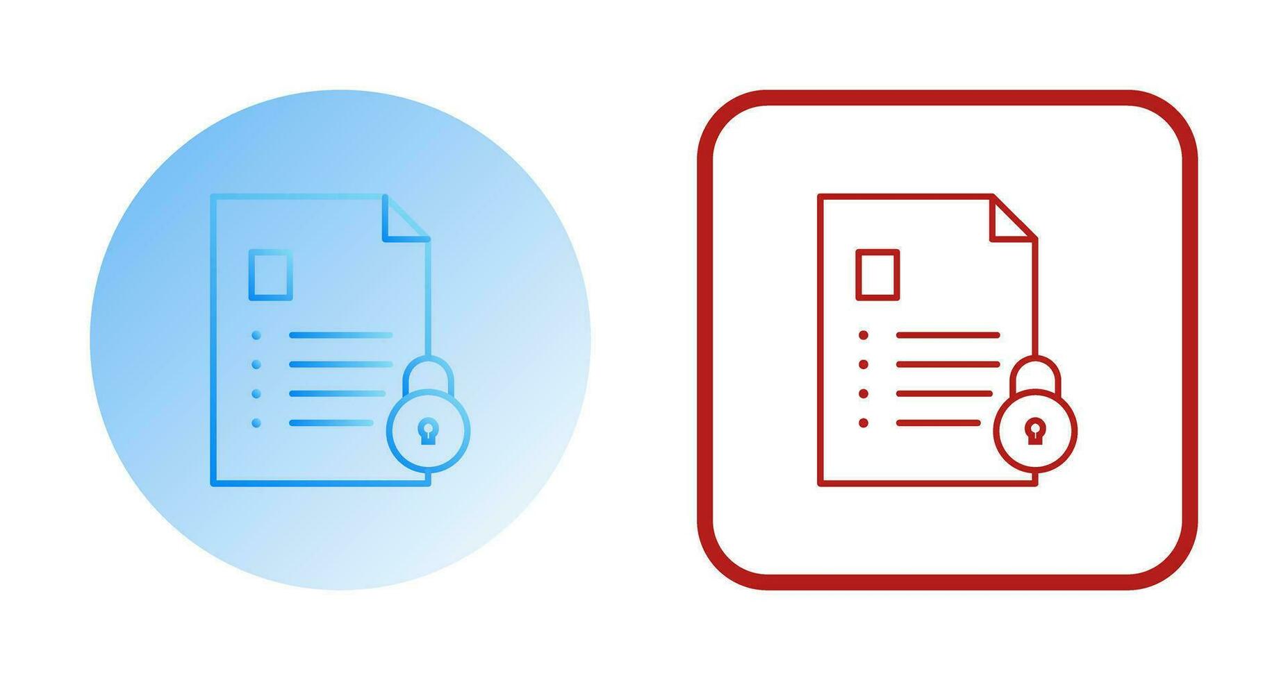 Unique Confidentiality Vector Icon