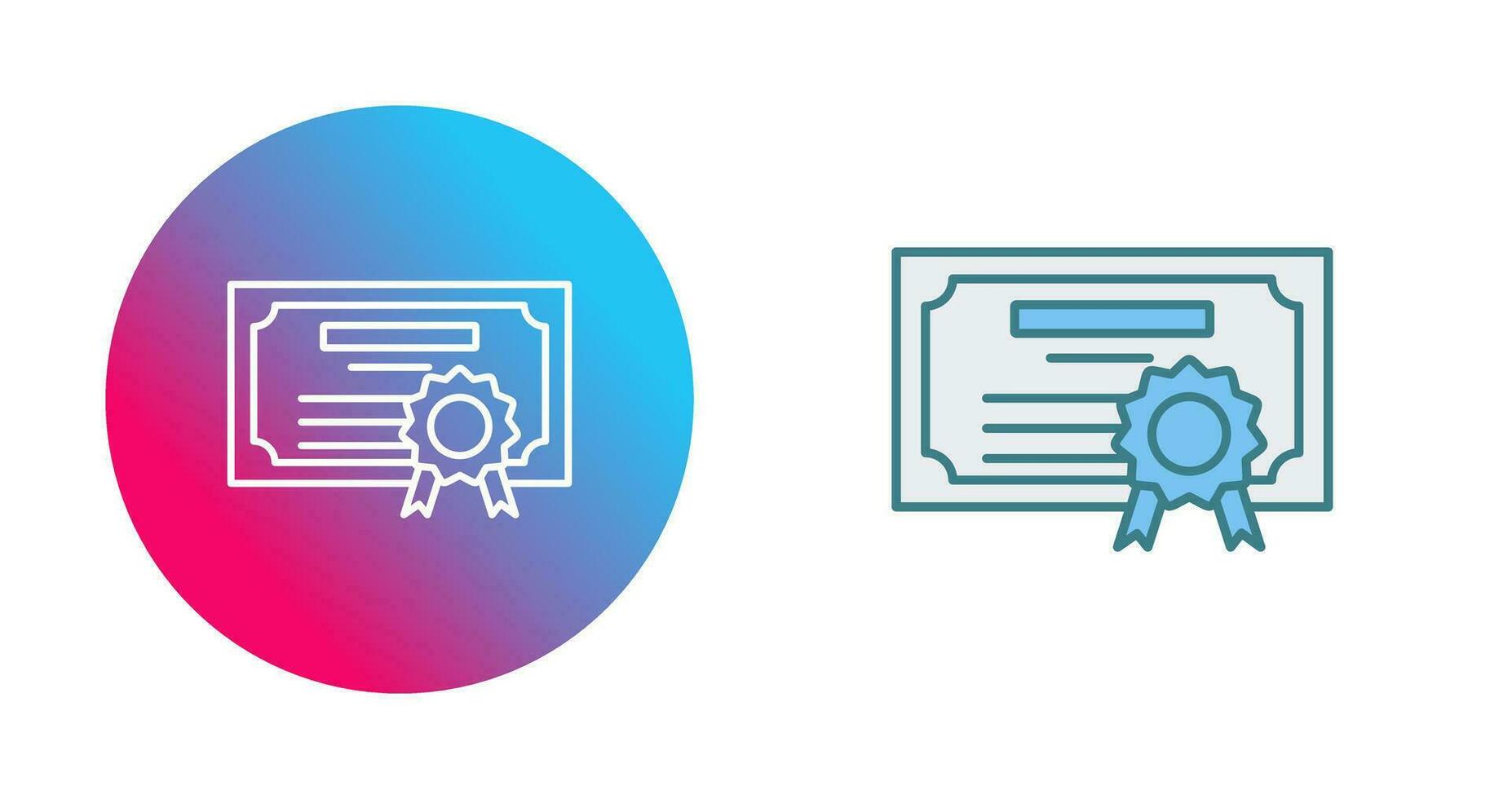 Diploma Vector Icon