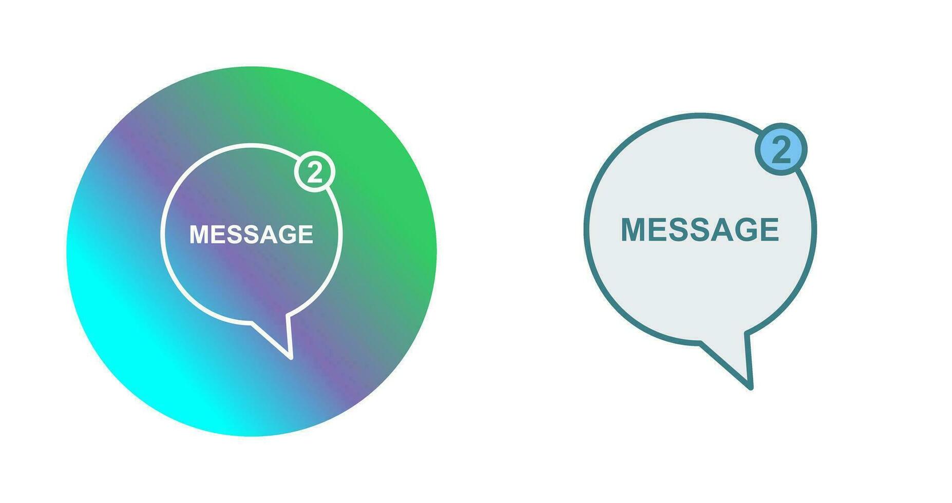 Message Bubbles Vector Icon