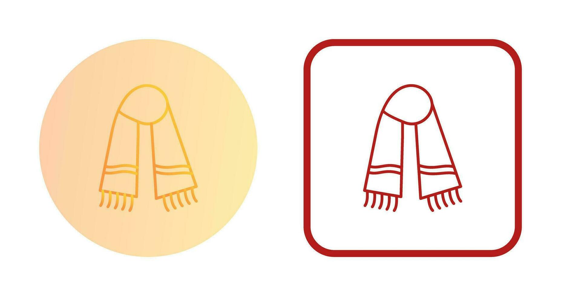 Warm Scarf Vector Icon