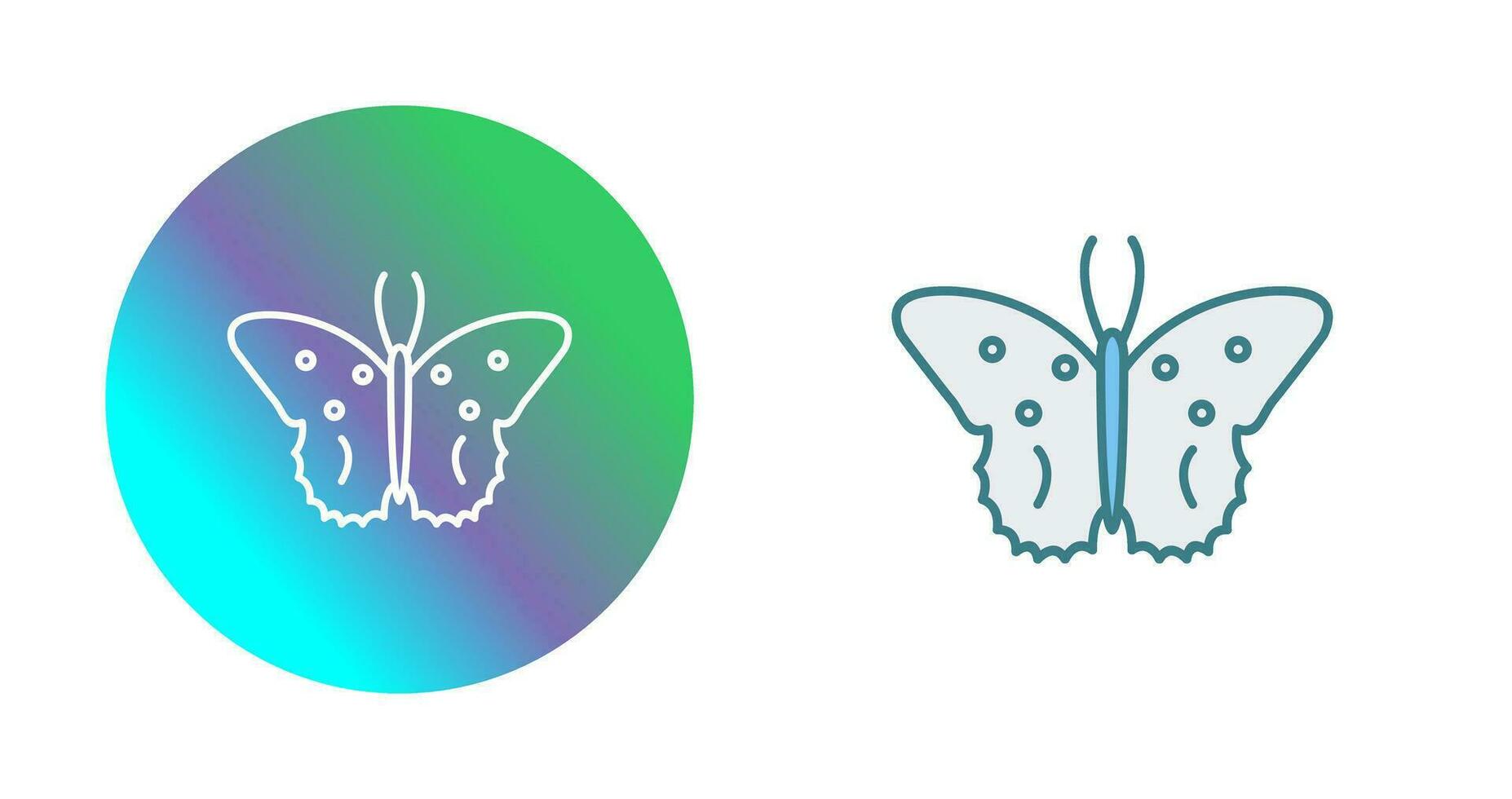 icono de vector de mariposa