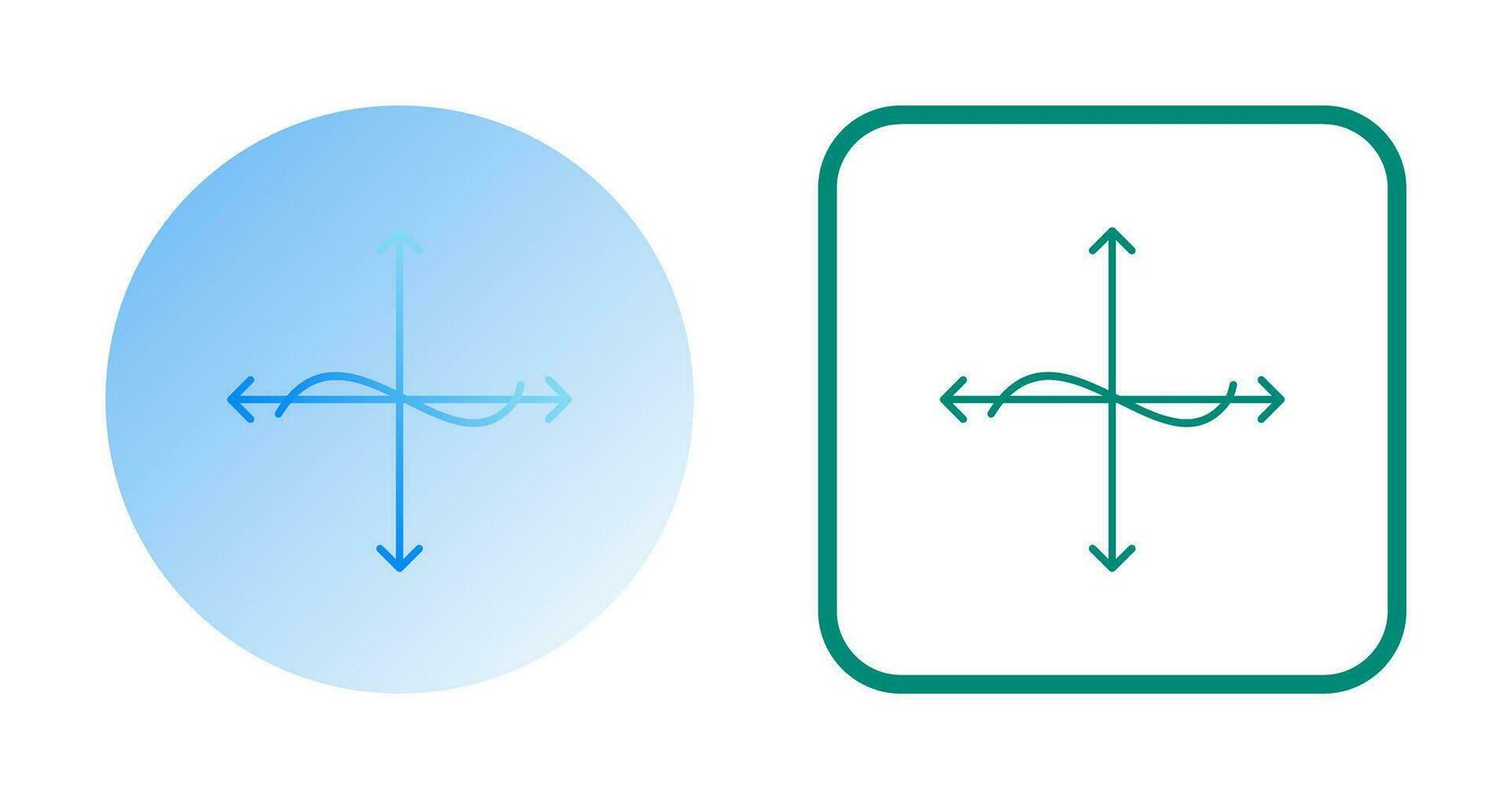 Unique Graph Vector Icon