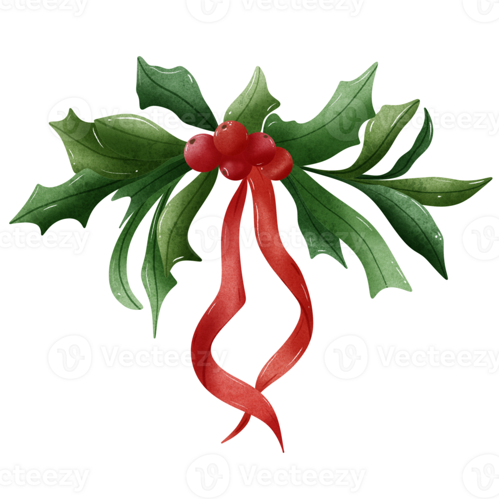 Hand drawn Christmas elements Illustration png