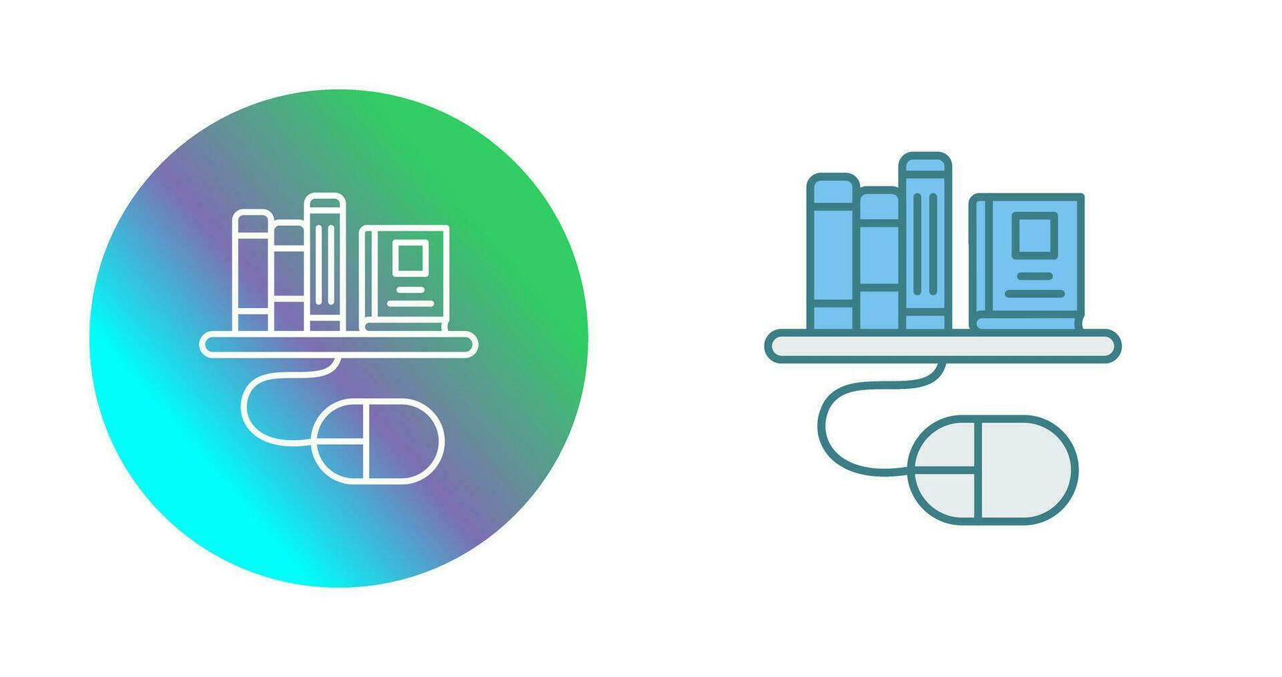 Digital Library Vector Icon 31099244 Vector Art at Vecteezy