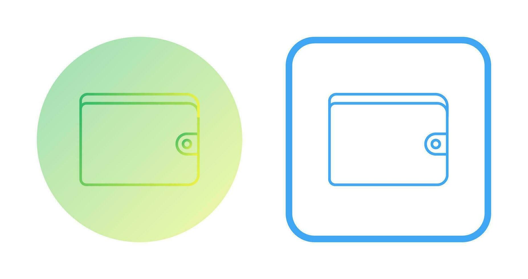 Unique Wallet Vector Icon