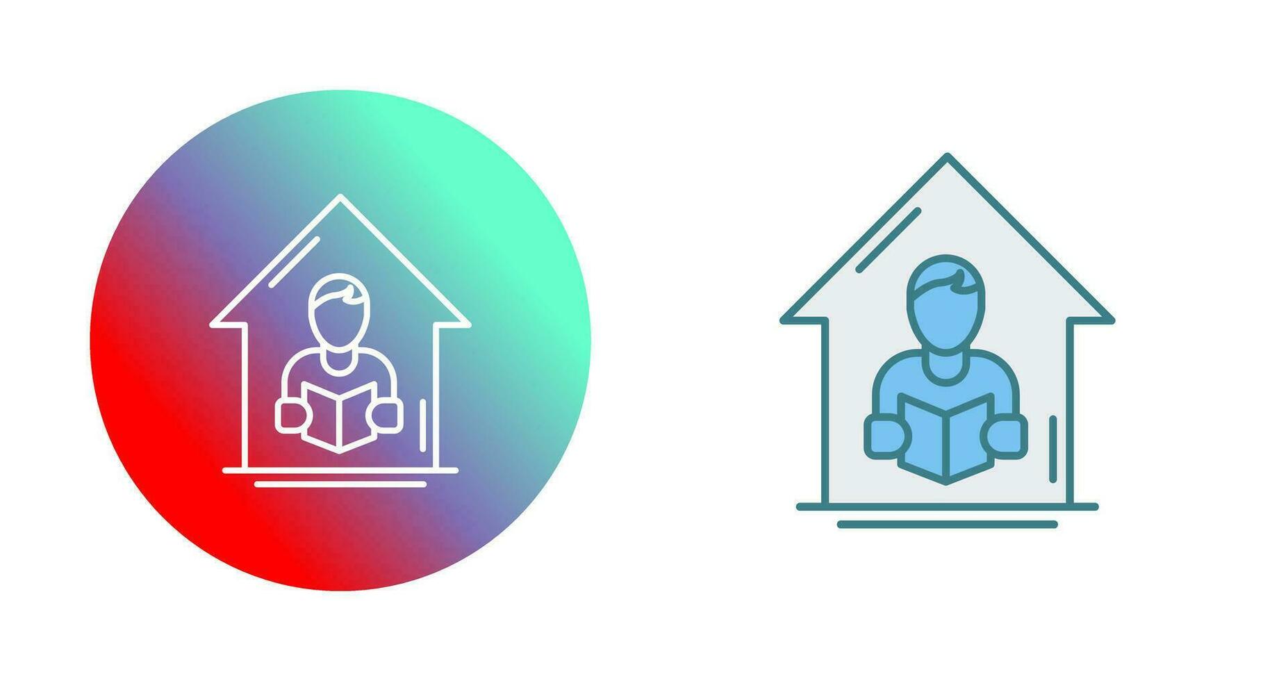 Home Learning Vector Icon