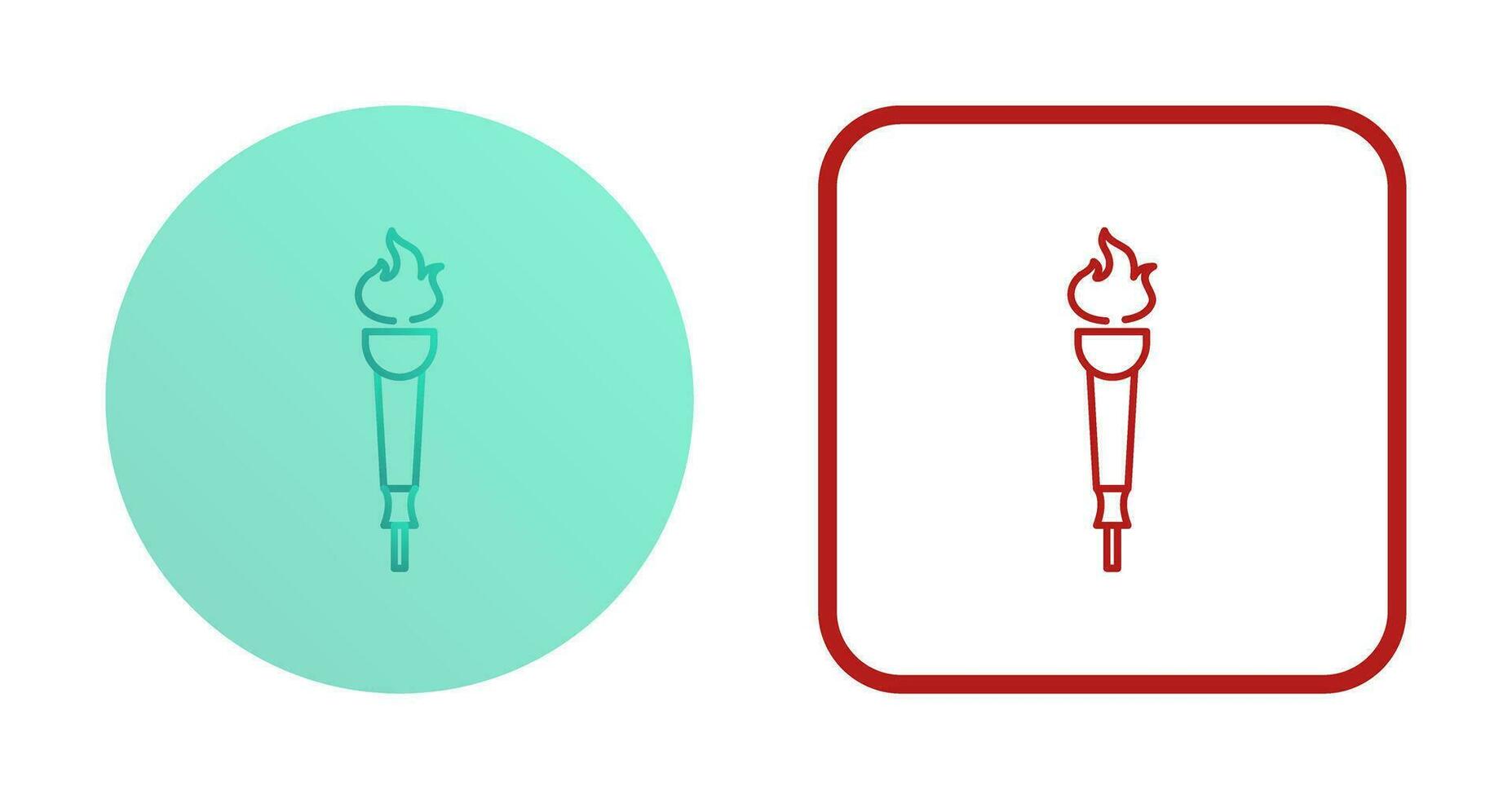 Museum Torch Vector Icon