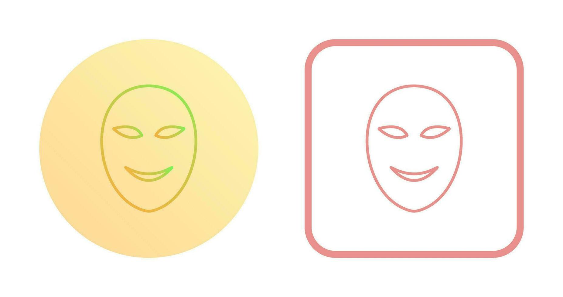 Ancient Face Mask Vector Icon