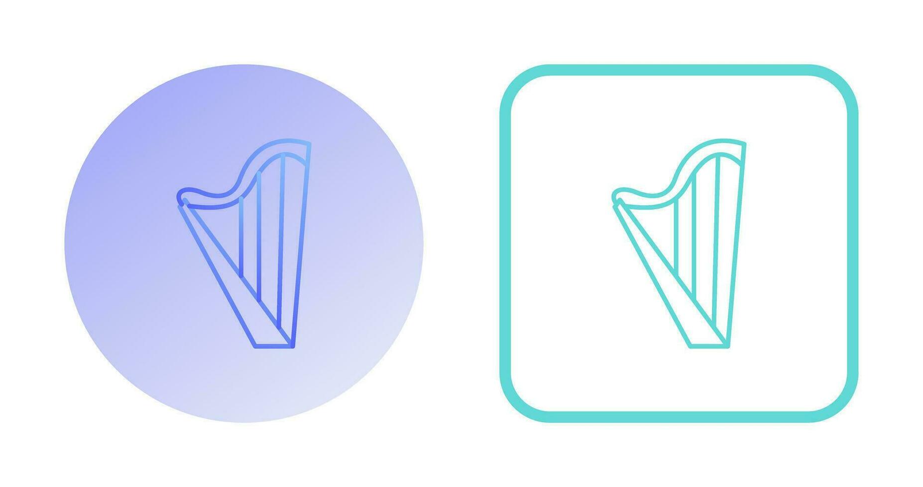Harp Vector Icon