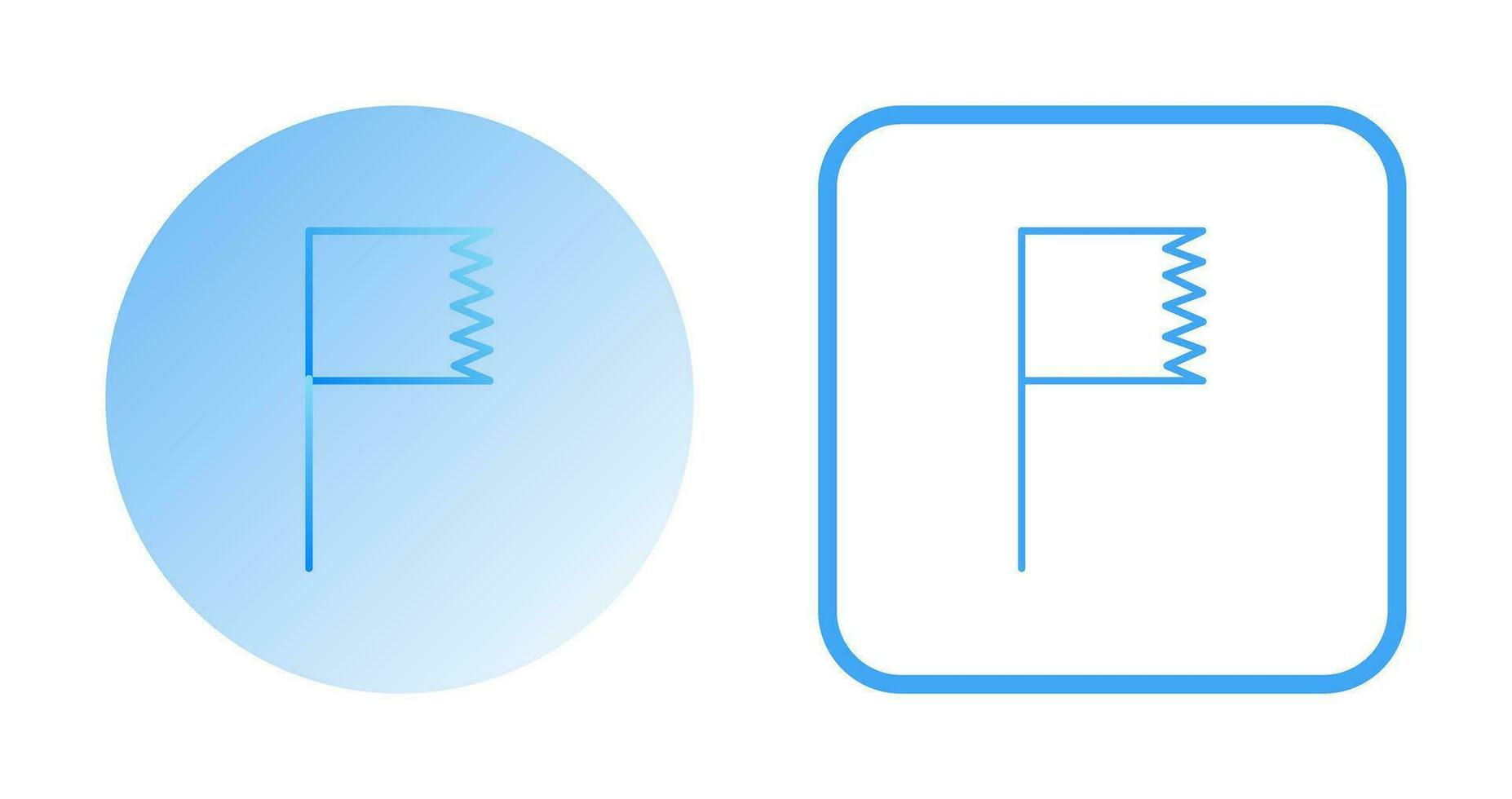 Unique Flag Vector Icon