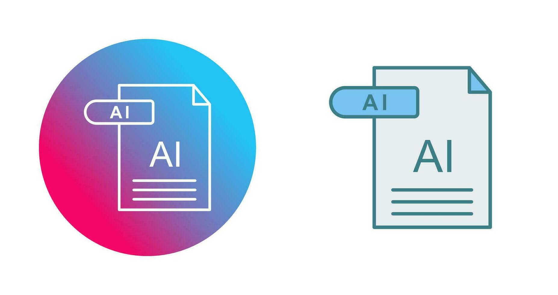 icono de vector de ai