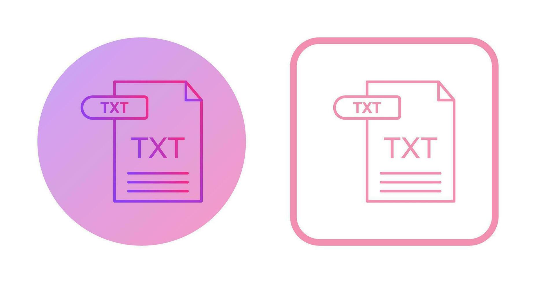 TXT Vector Icon