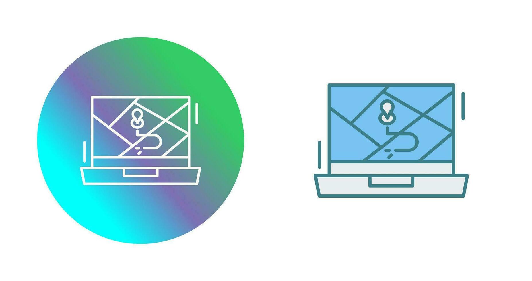 Google Map Vector Icon
