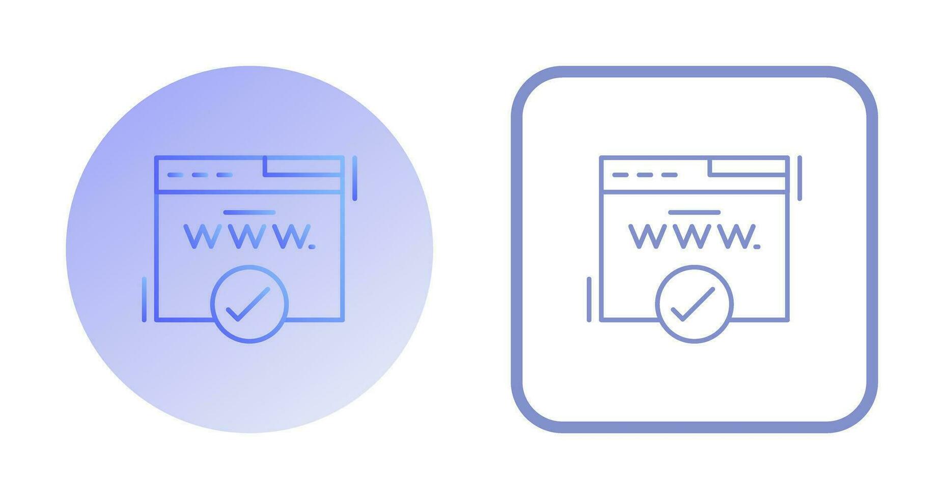 Domain Vector Icon