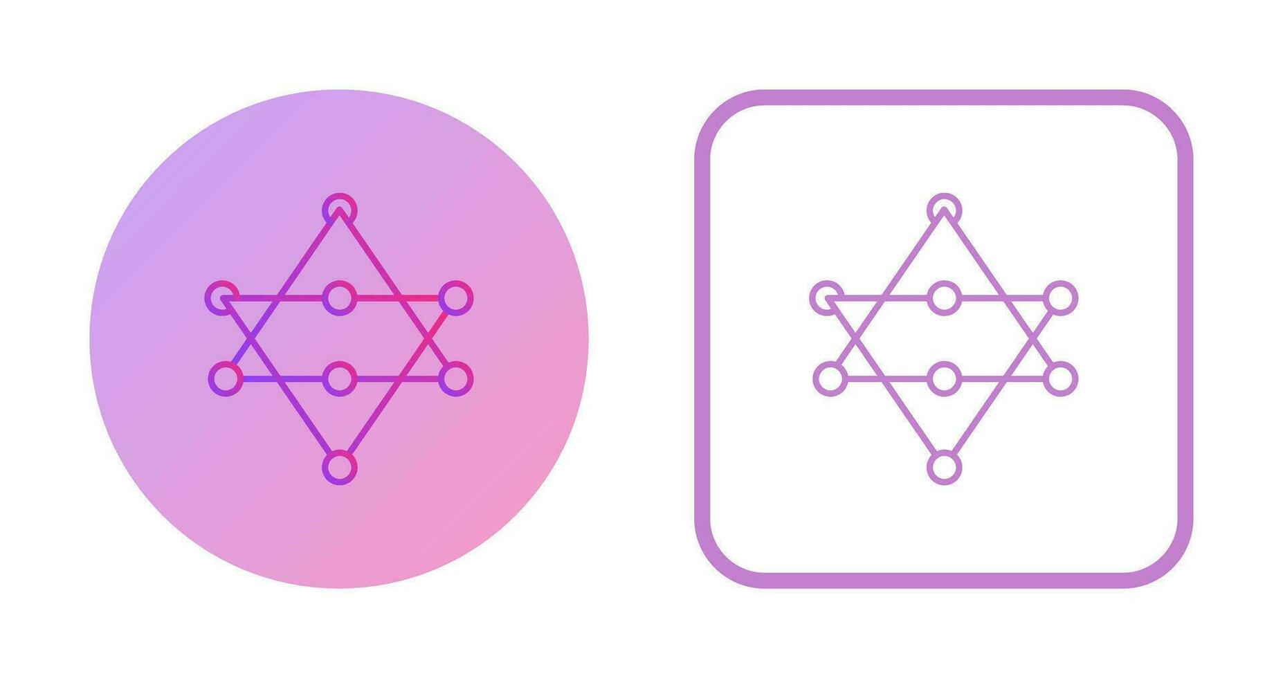 Unique Networks Vector Icon