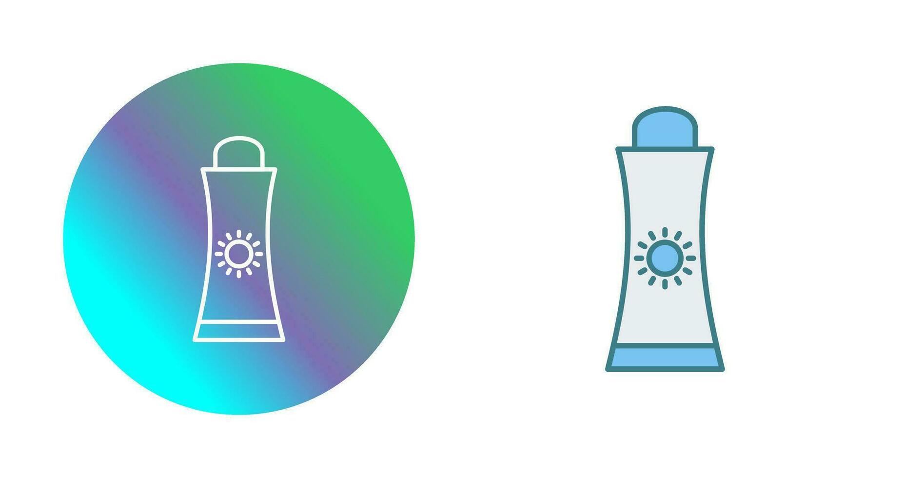 Sunblock Cream Vector Icon