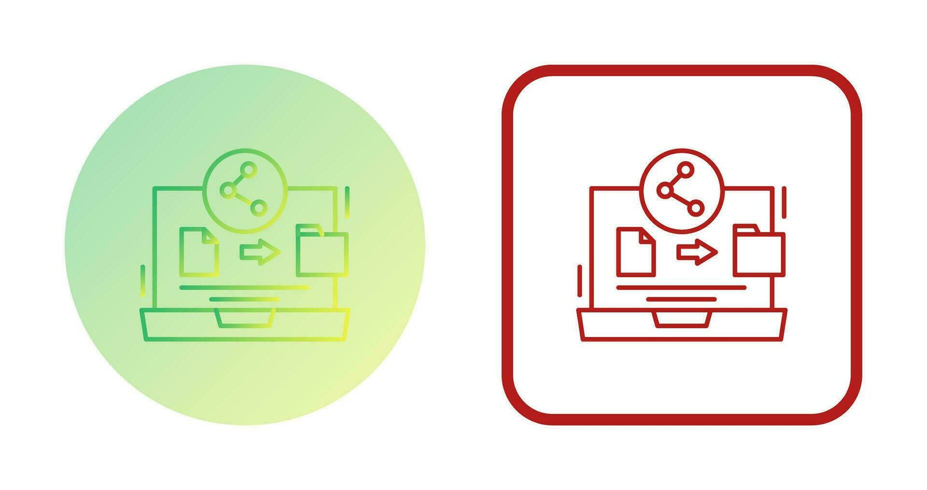 File Share Vector Icon