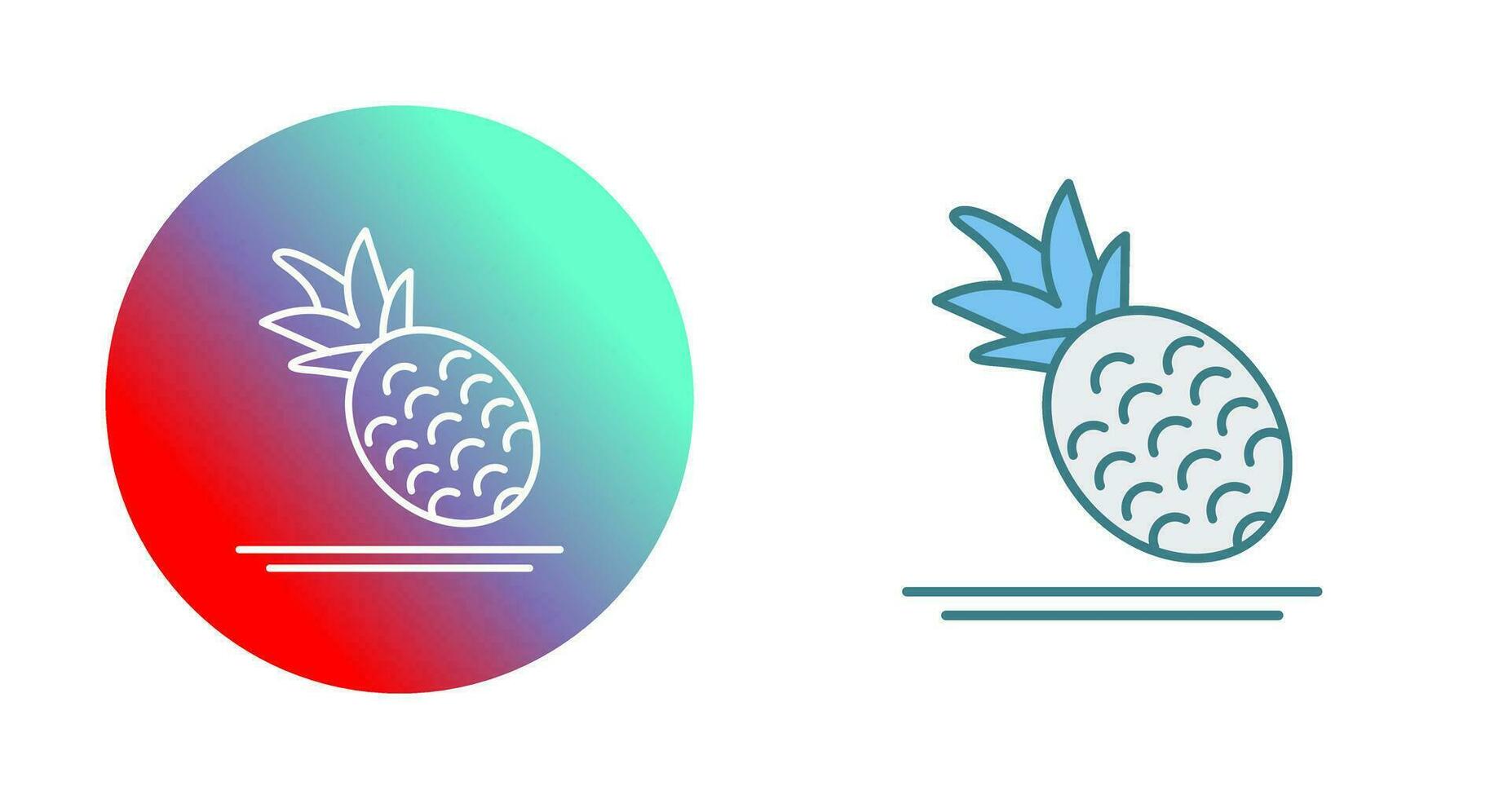 icono de vector de piña