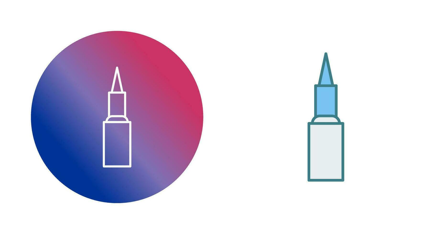 Kajal cosmetics Vector Icon