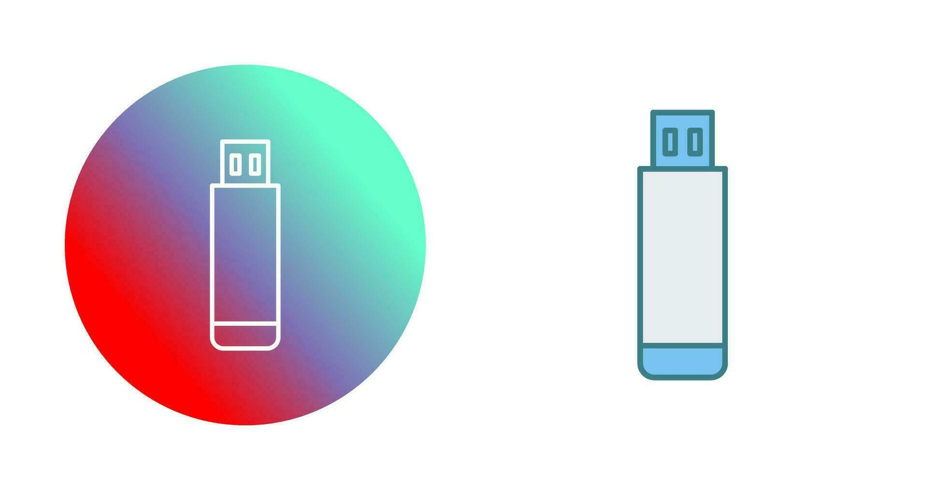 USB Drive Vector Icon
